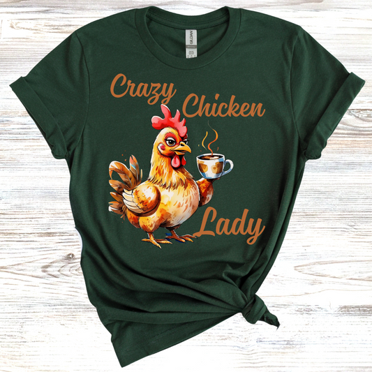 Crazy Chicken Lady T-Shirt