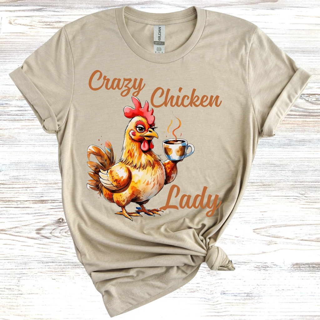 Crazy Chicken Lady T-Shirt