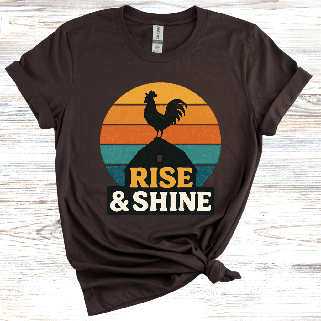 Sunrise Rooster T-Shirt