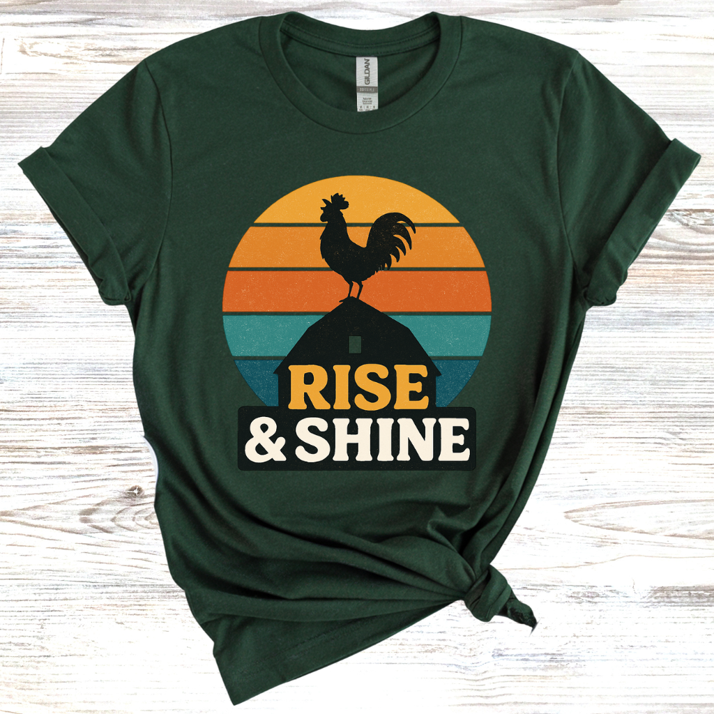 Sunrise Rooster T-Shirt
