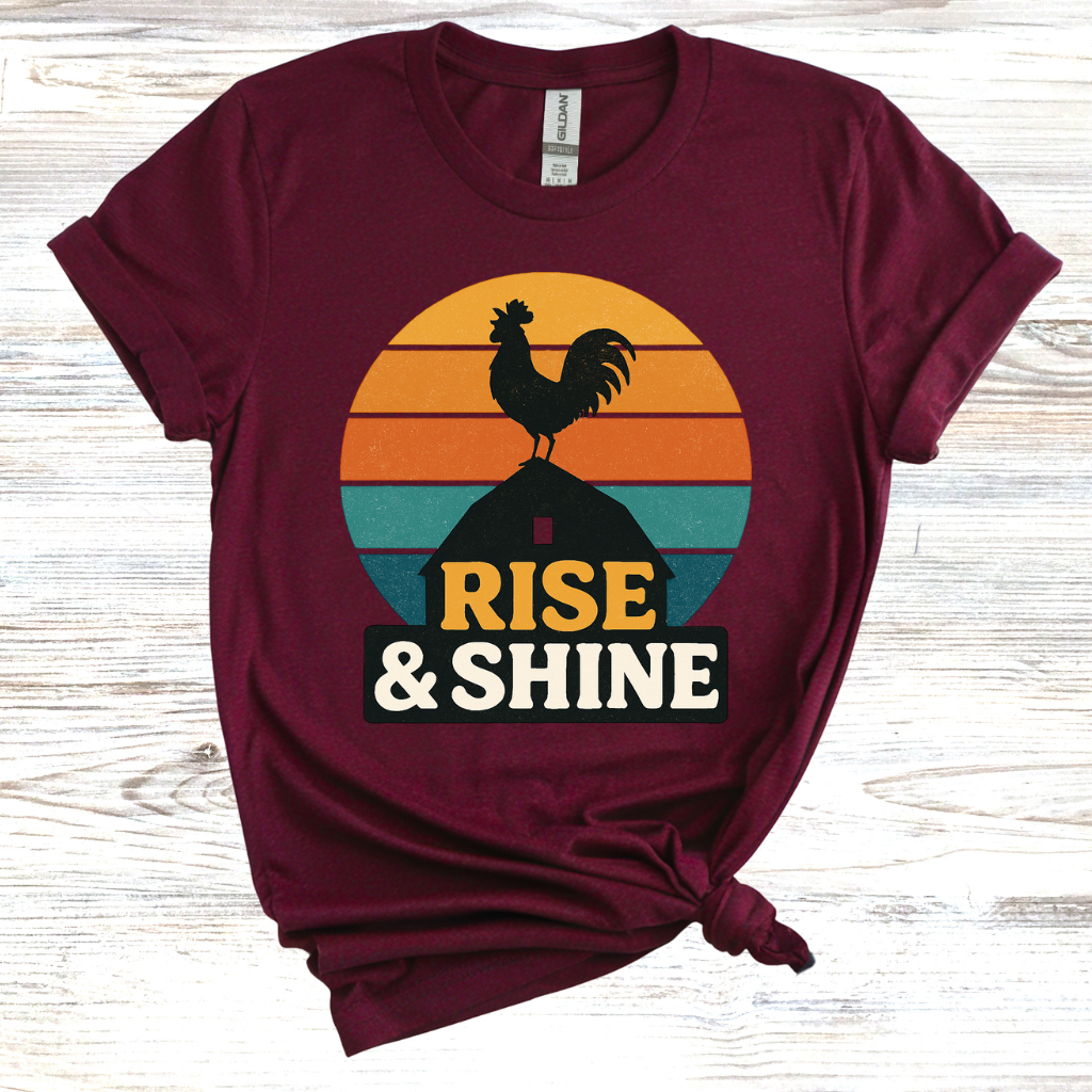 Sunrise Rooster T-Shirt