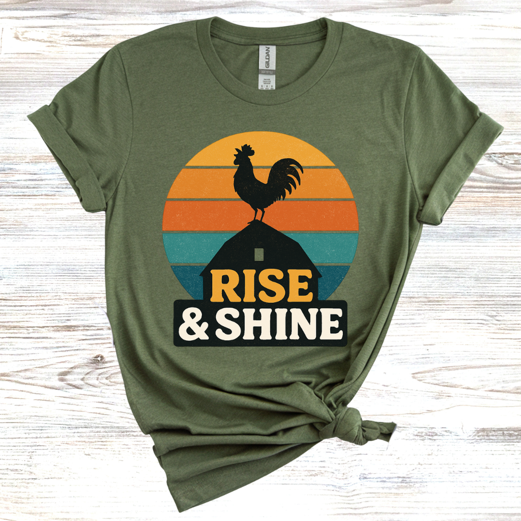 Sunrise Rooster T-Shirt