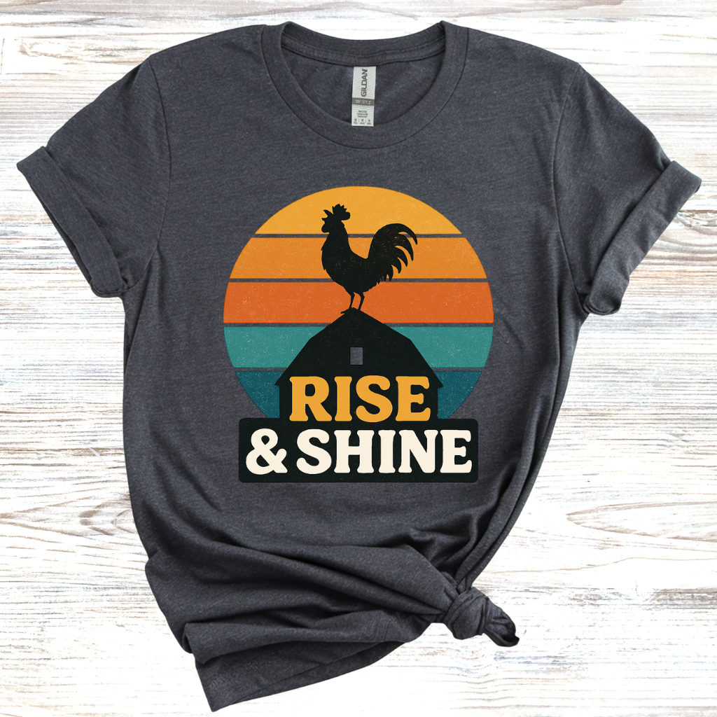 Sunrise Rooster T-Shirt
