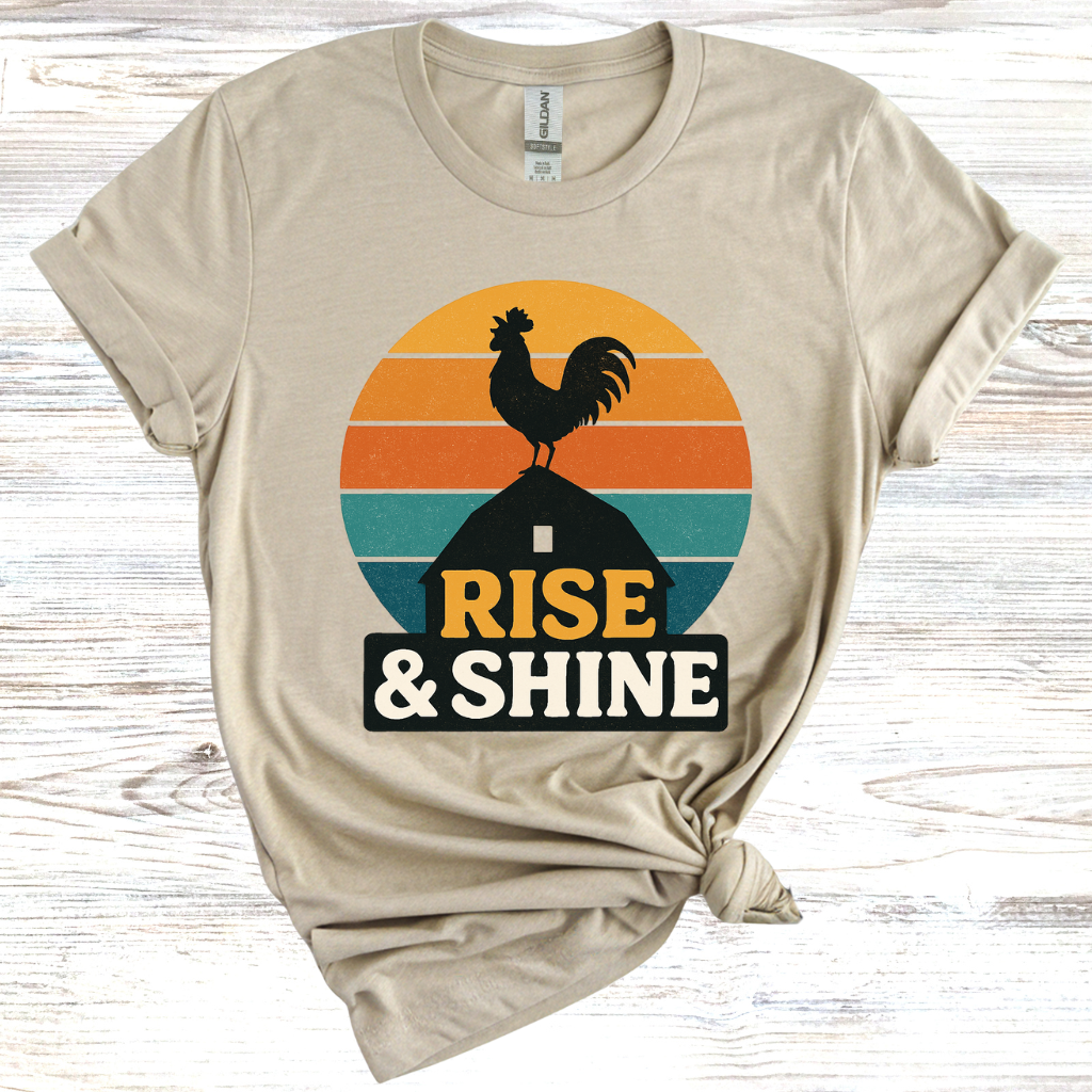 Sunrise Rooster T-Shirt