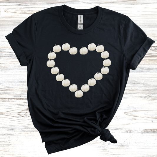 Heart-Shaped Pumpkin T-Shirt