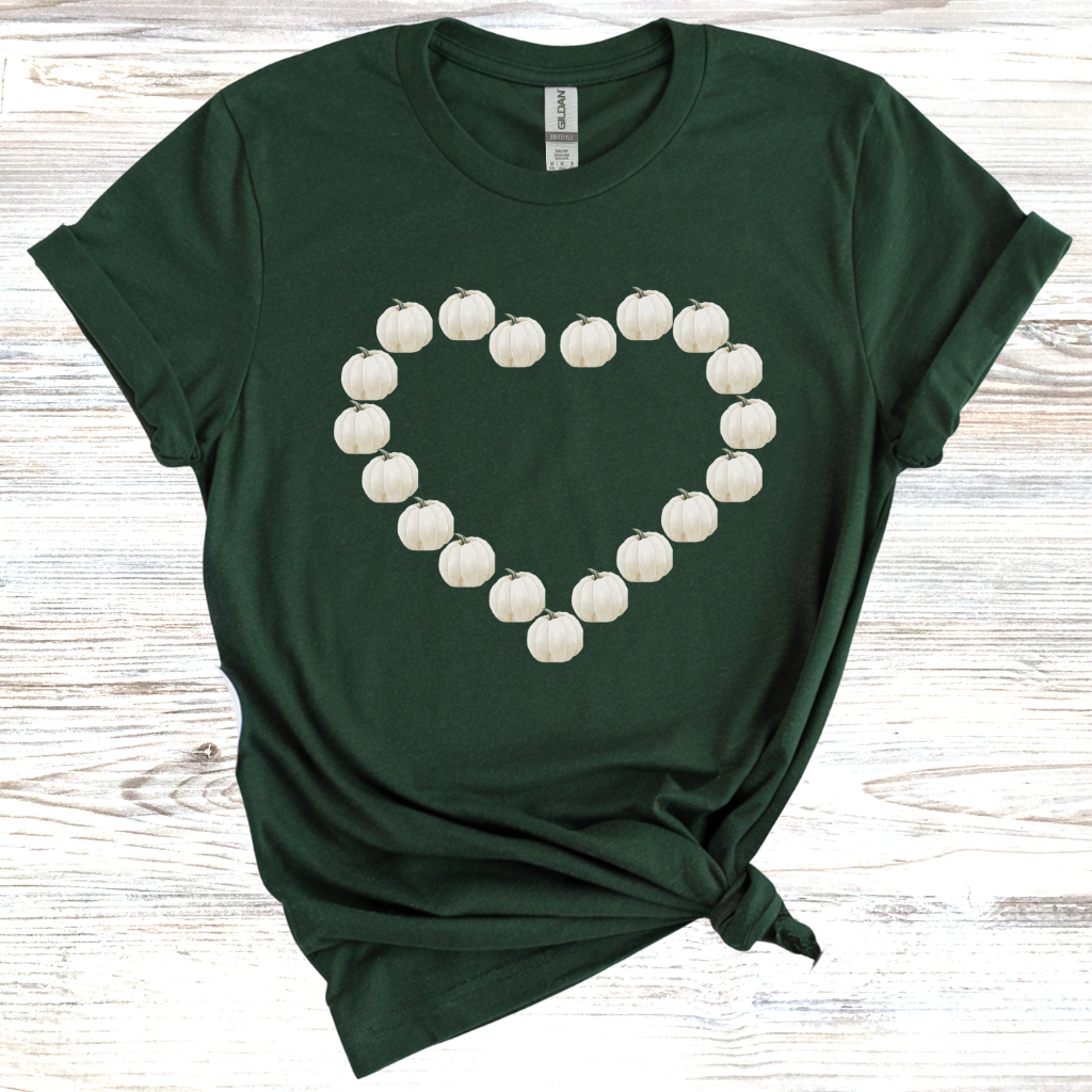 Heart-Shaped Pumpkin T-Shirt