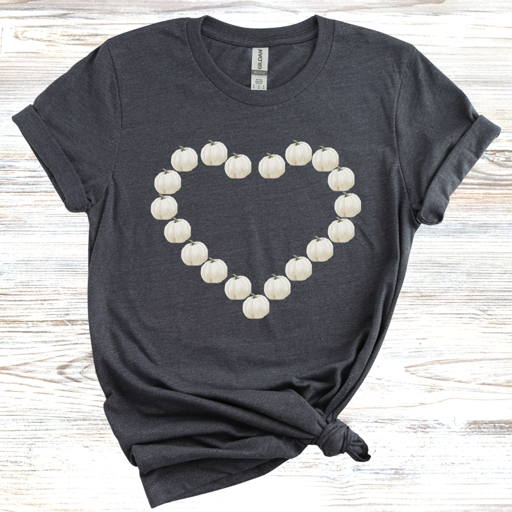 Heart-Shaped Pumpkin T-Shirt