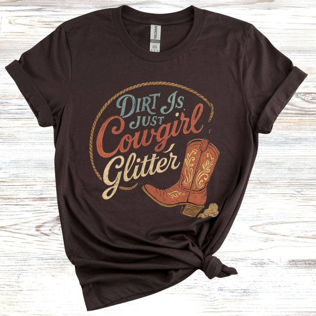 Dirt is Just Cowgirl Glitter T-Shirt