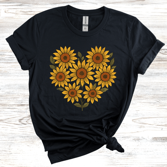 Sunflower Heart T-Shirt