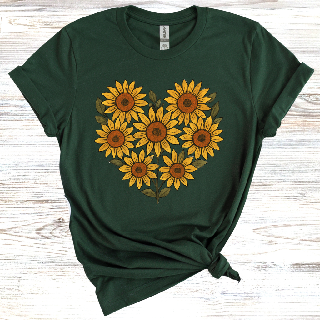 Sunflower Heart T-Shirt
