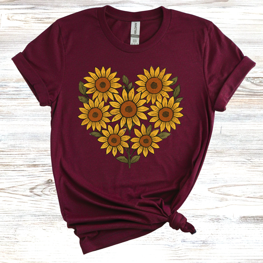Sunflower Heart T-Shirt