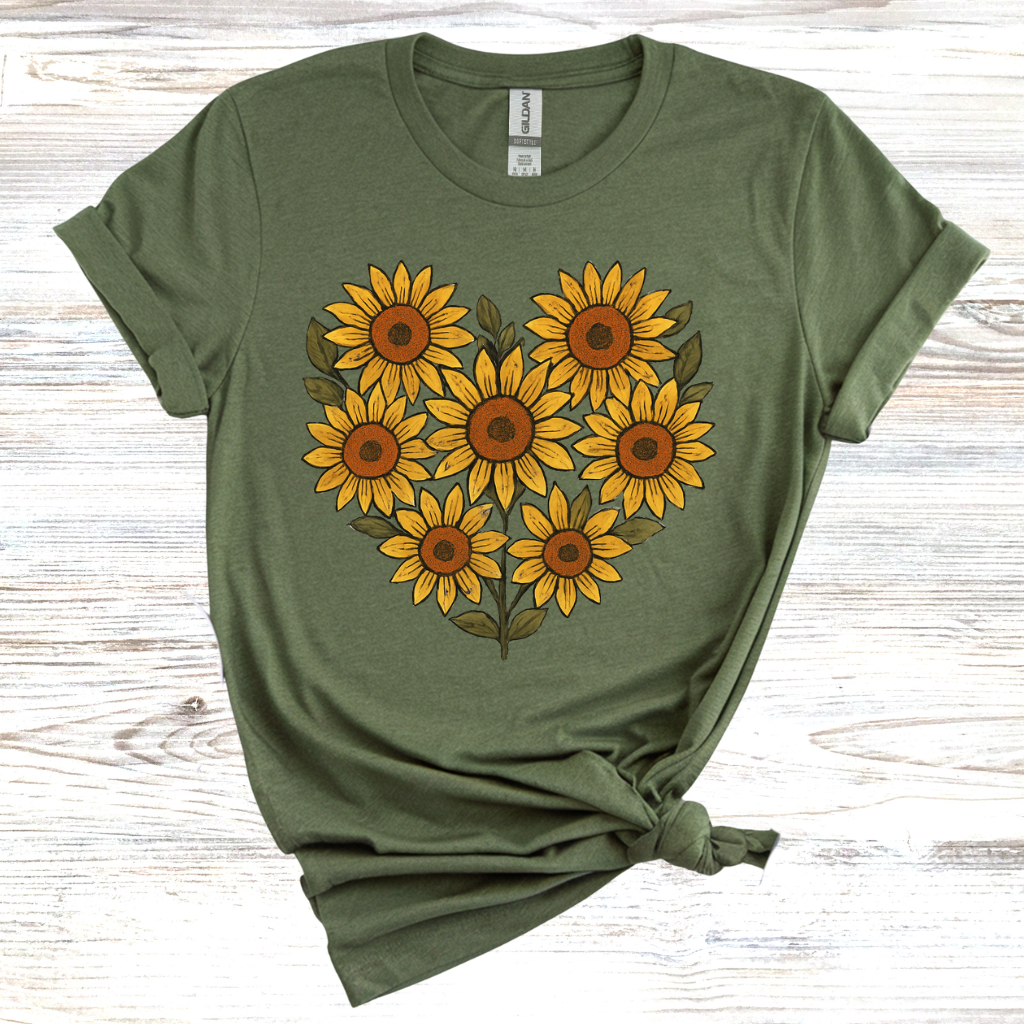 Sunflower Heart T-Shirt