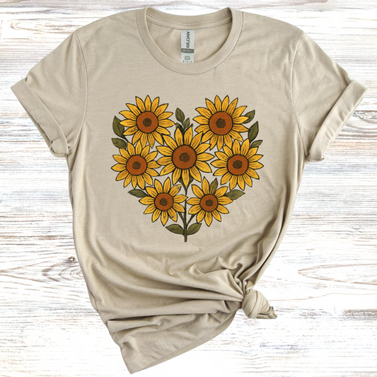 Sunflower Heart T-Shirt