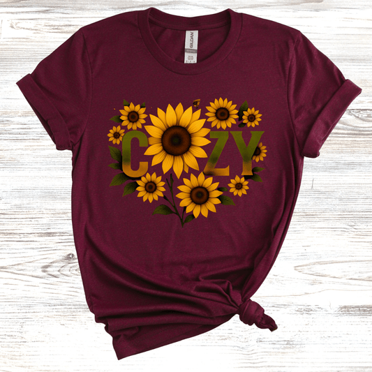 Cozy Sunflower T-Shirt