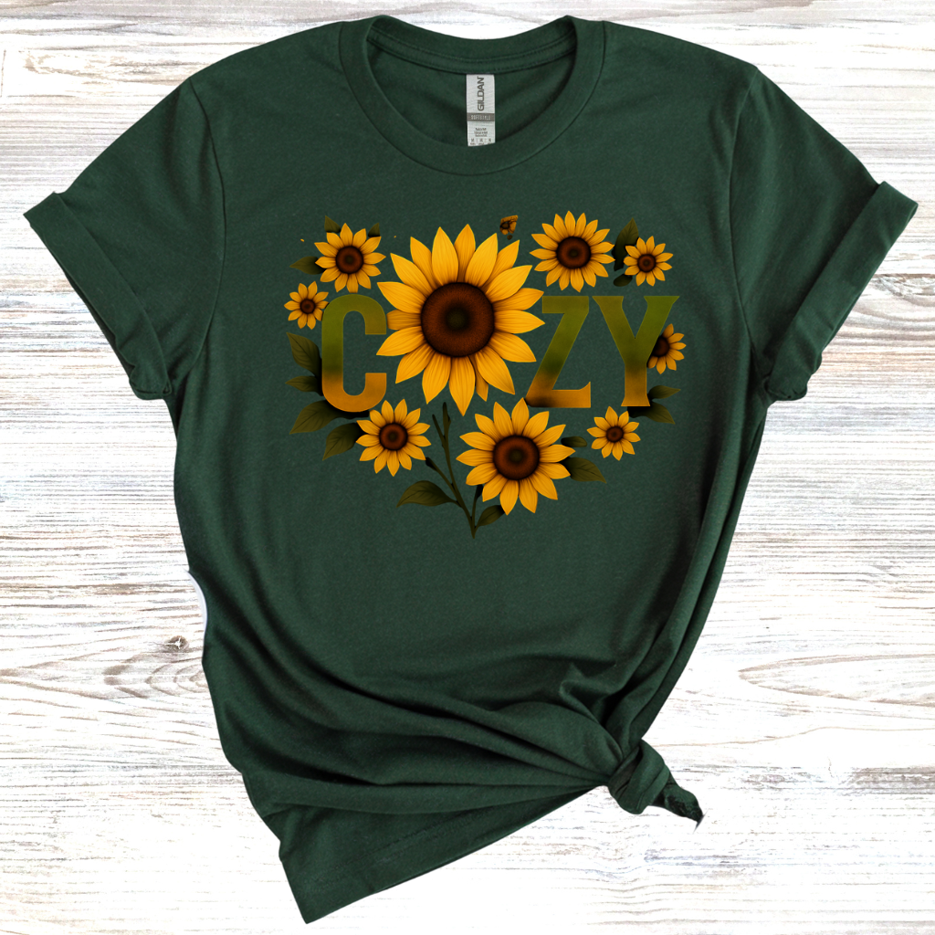 Cozy Sunflower T-Shirt