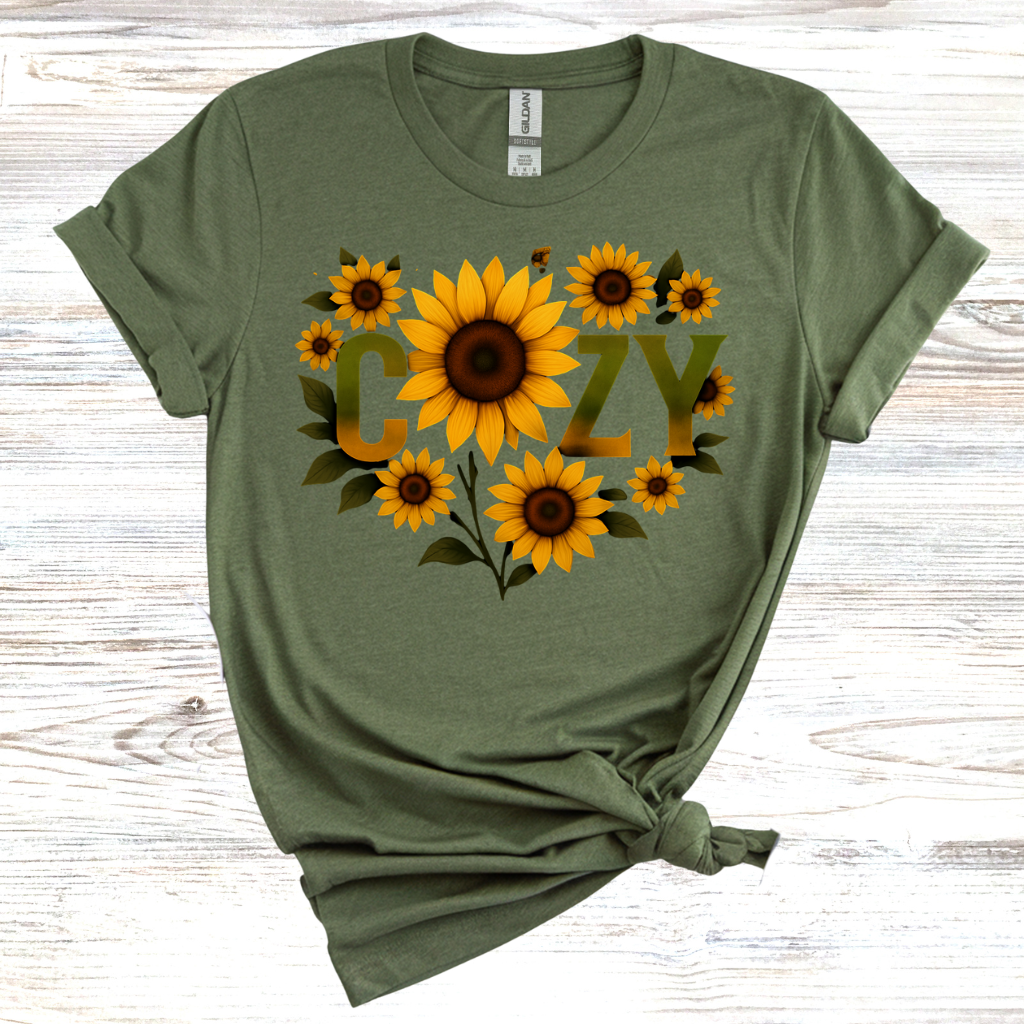 Cozy Sunflower T-Shirt