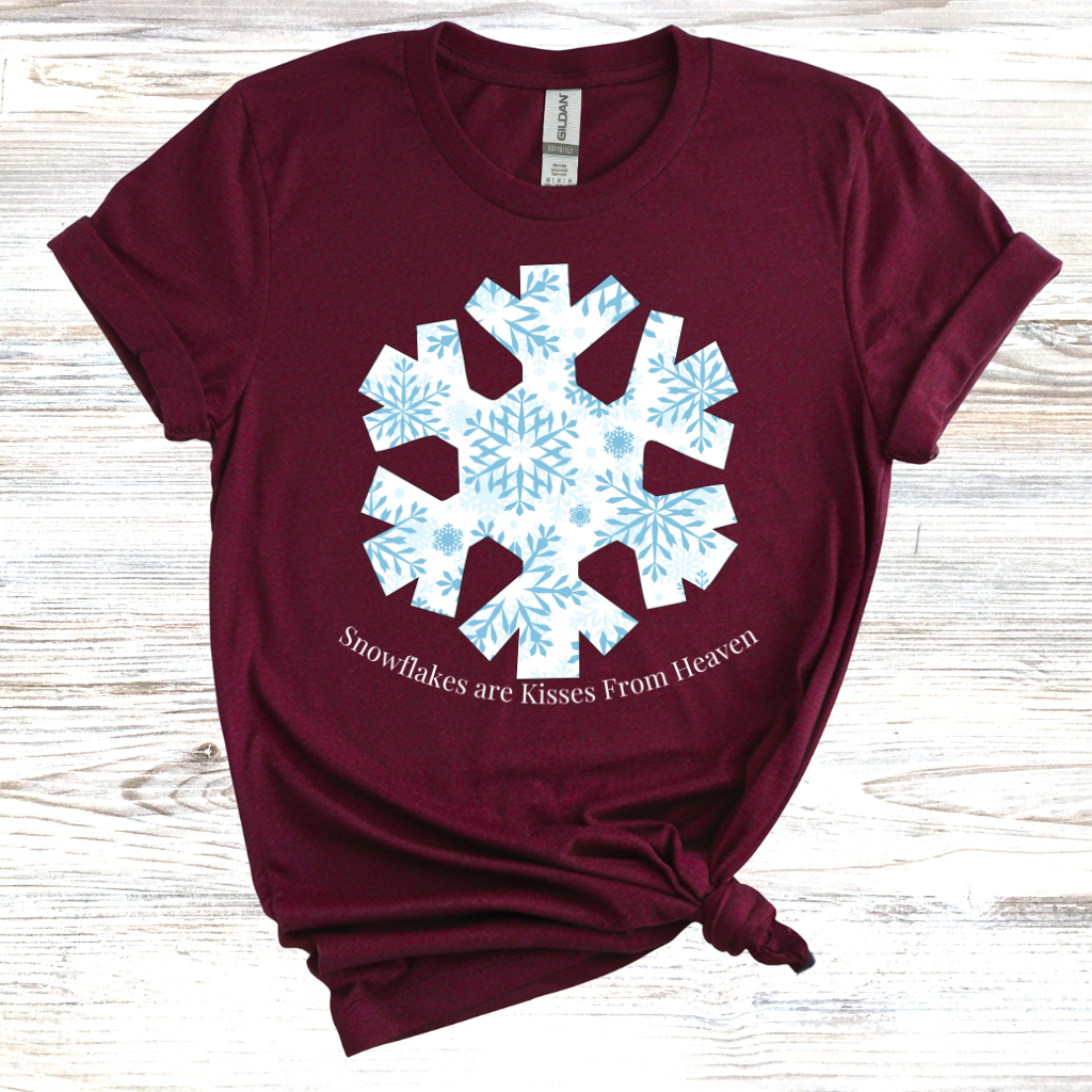 Snowflakes Are Kisses From Heaven T-Shirt