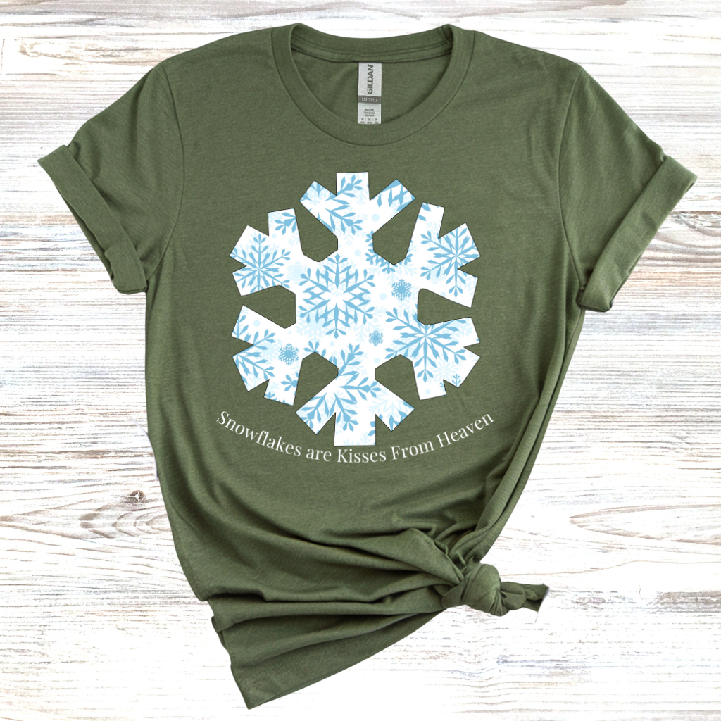 Snowflakes Are Kisses From Heaven T-Shirt