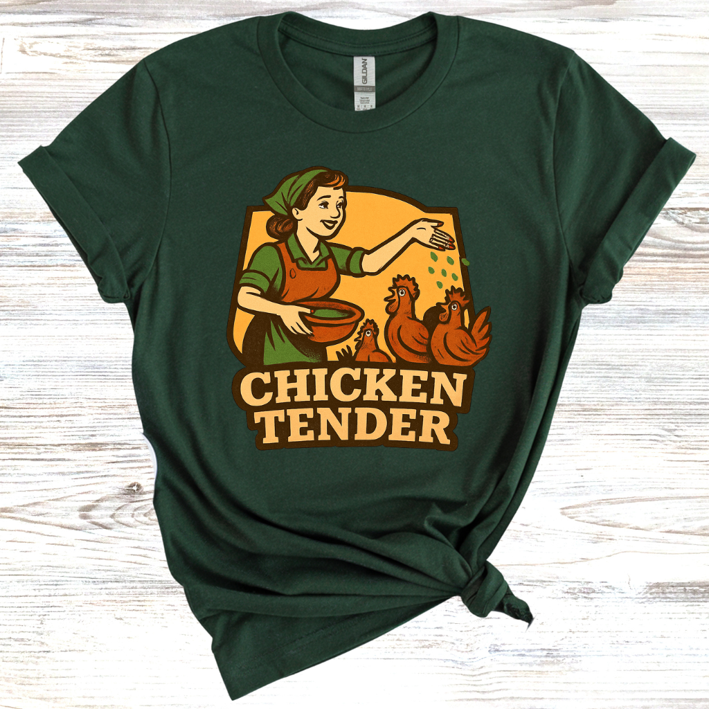 Retro Chicken Tender T-shirt