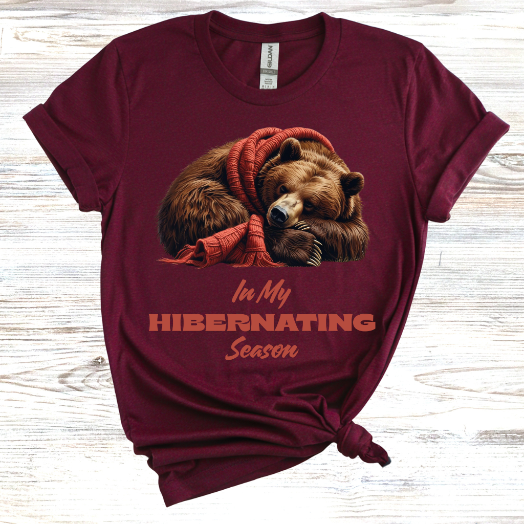 Bear Winter Hibernation T-shirt