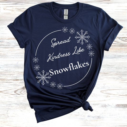 Spread Kindness Snowflakes T-Shirt