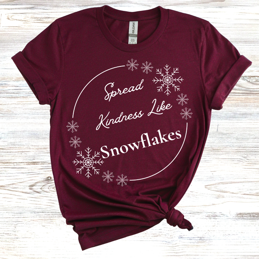 Spread Kindness Snowflakes T-Shirt