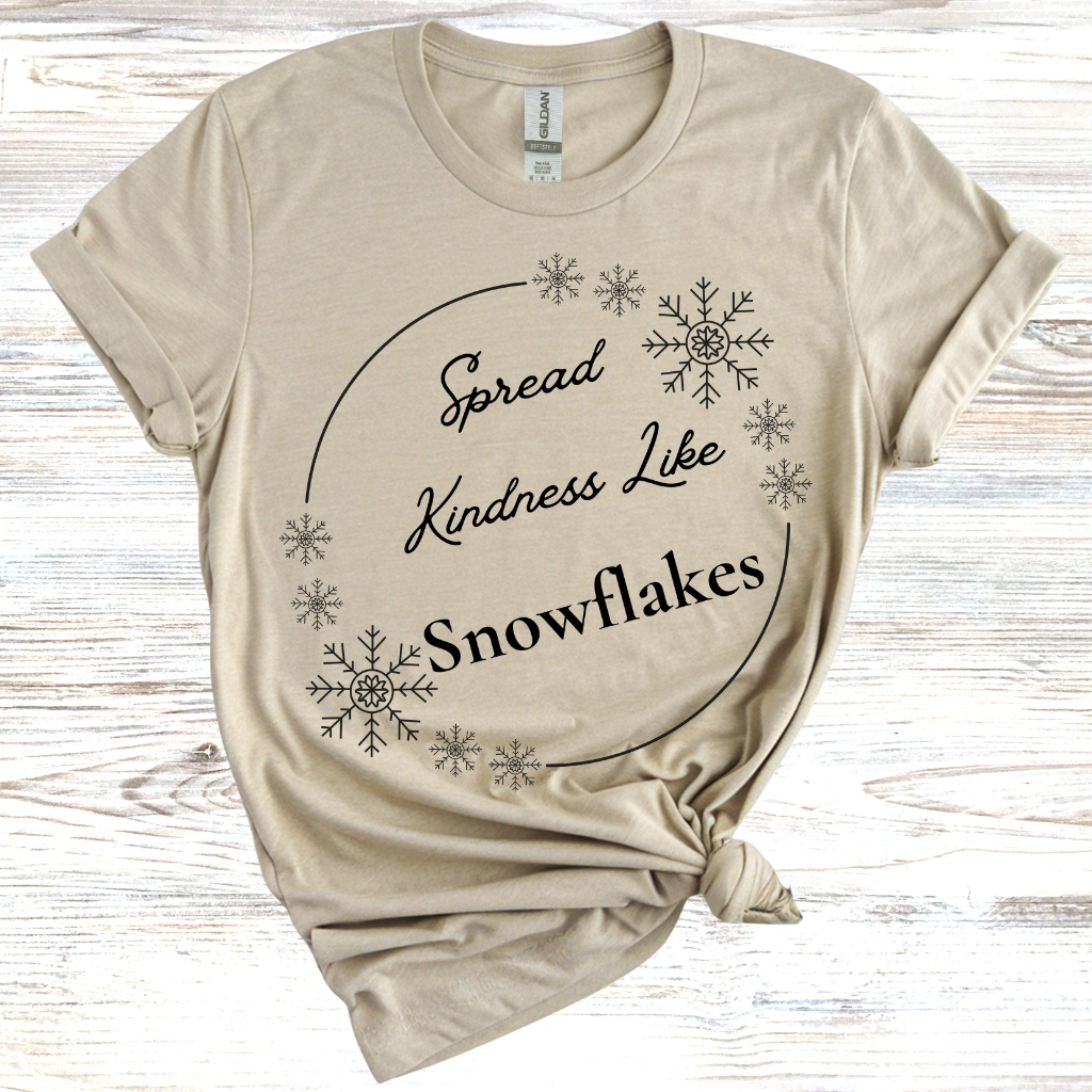 Spread Kindness Snowflakes T-Shirt