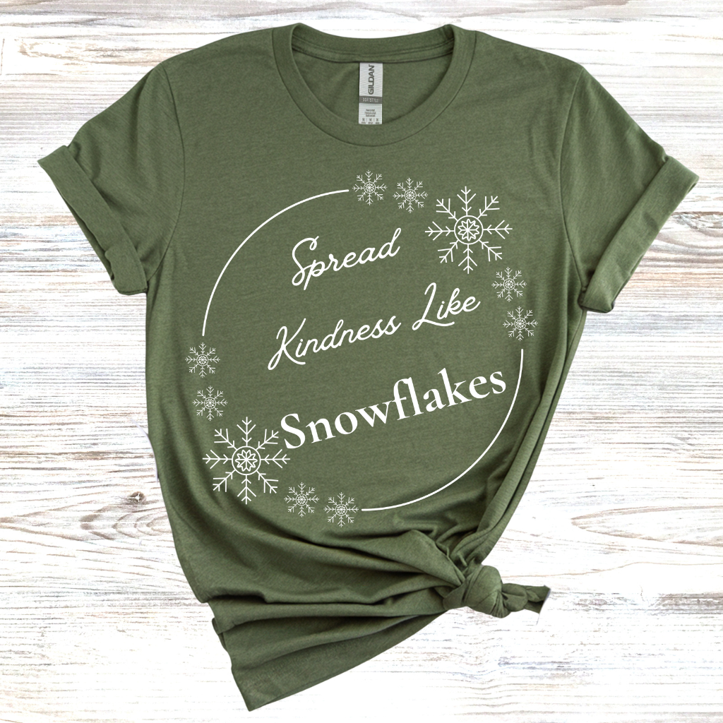 Spread Kindness Snowflakes T-Shirt