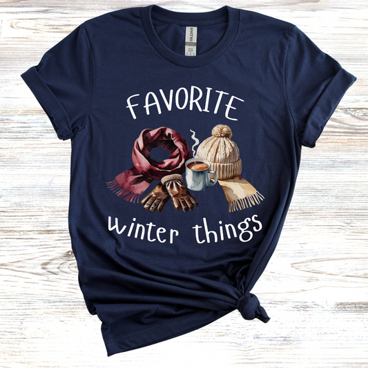 Favorite Winter Things T-Shirt