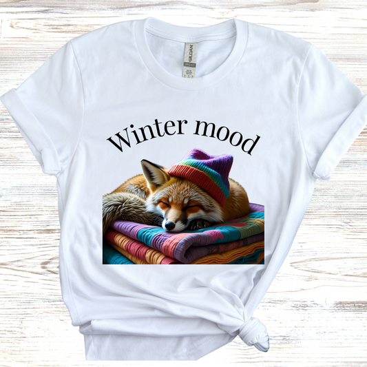 Cozy Winter Fox T-Shirt