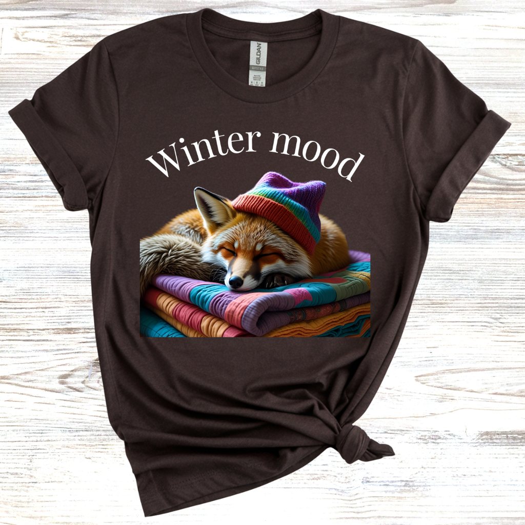 Cozy Winter Fox T-Shirt