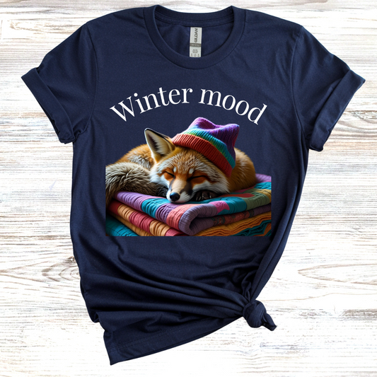 Cozy Winter Fox T-Shirt