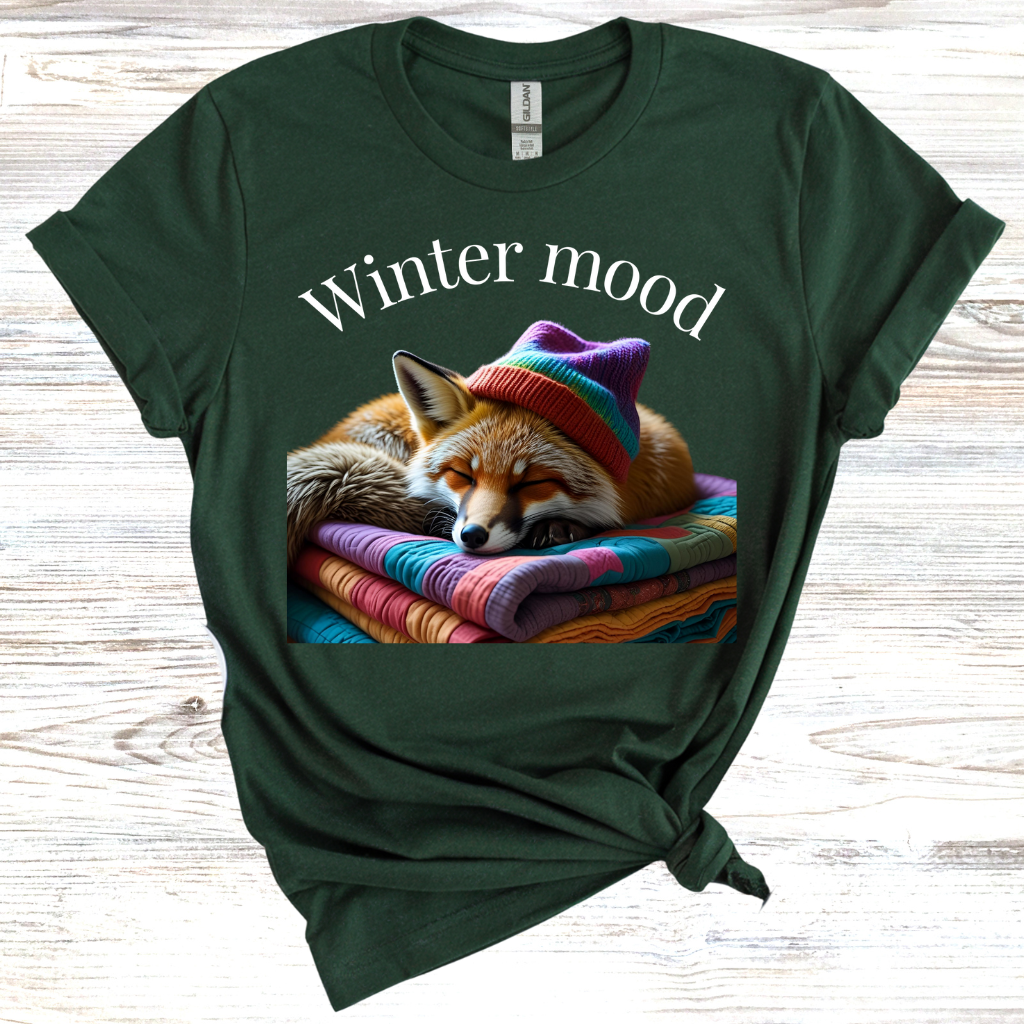 Cozy Winter Fox T-Shirt