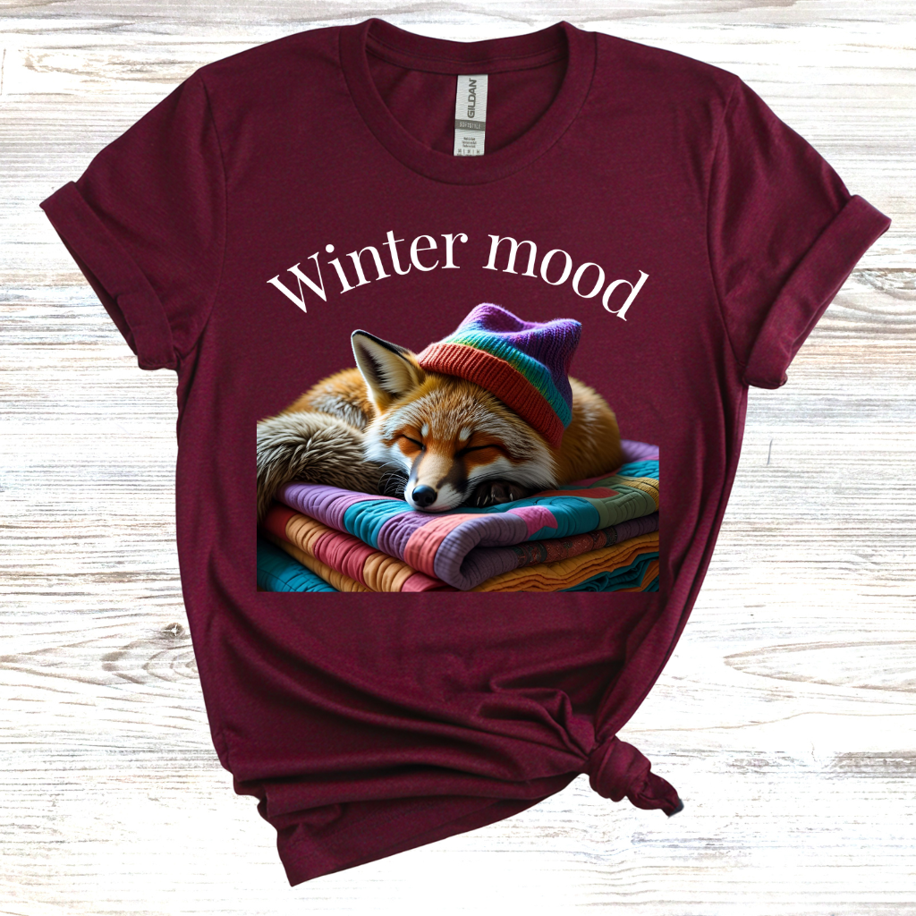 Cozy Winter Fox T-Shirt