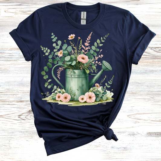 Botanical Watering Can T-Shirt