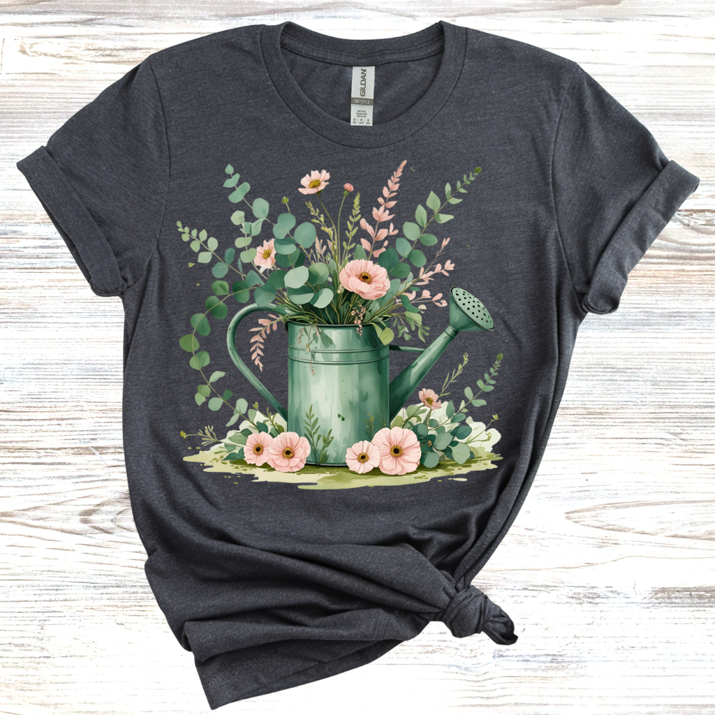 Botanical Watering Can T-Shirt