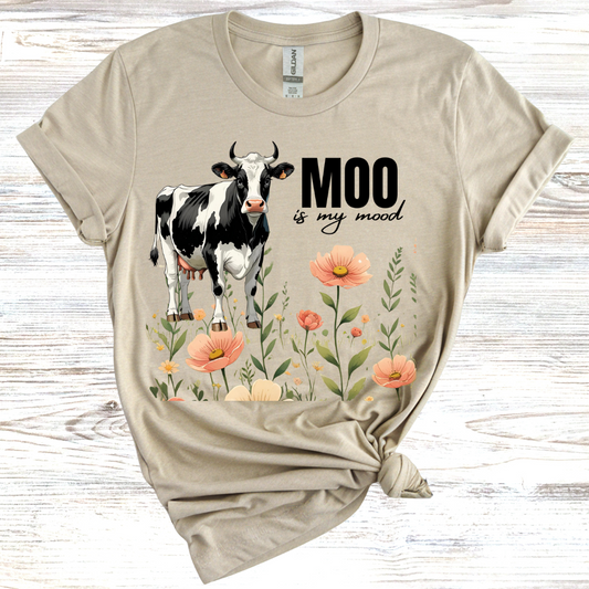 Moo Inspirational Cow T-Shirt