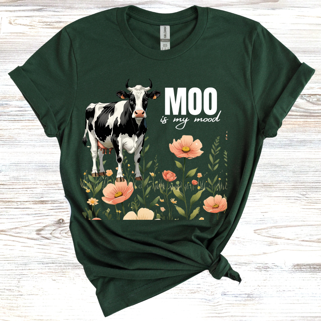 Moo Inspirational Cow T-Shirt