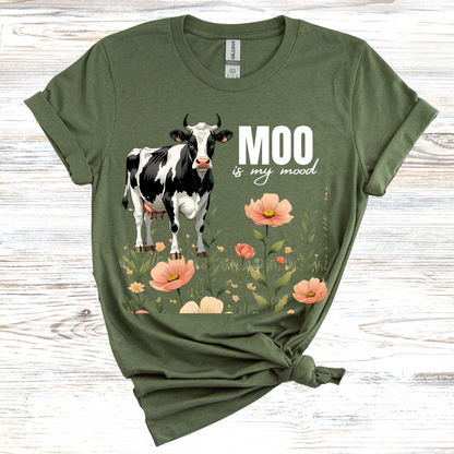 Moo Inspirational Cow T-Shirt
