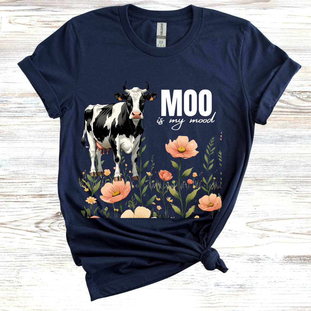 Moo Inspirational Cow T-Shirt