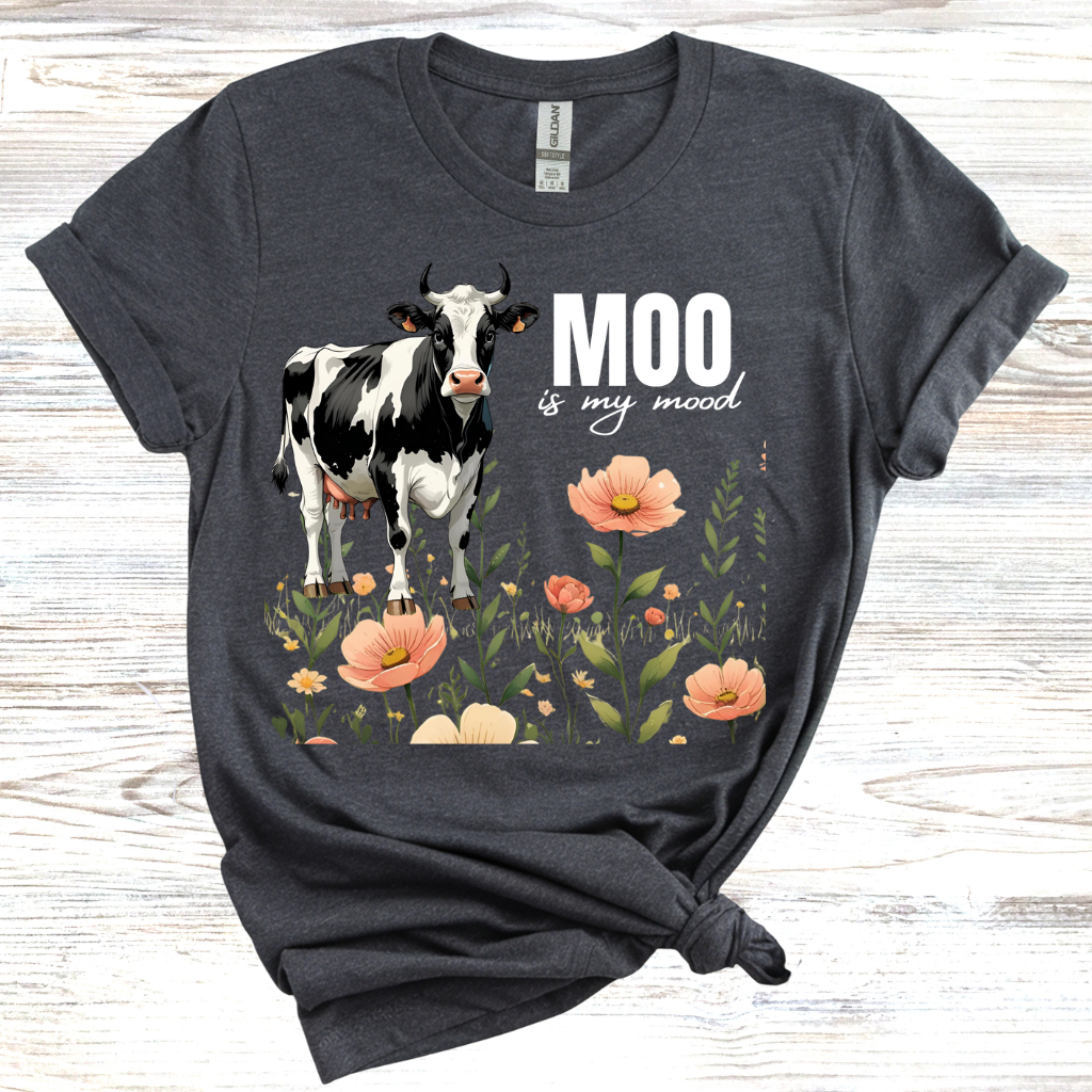 Moo Inspirational Cow T-Shirt