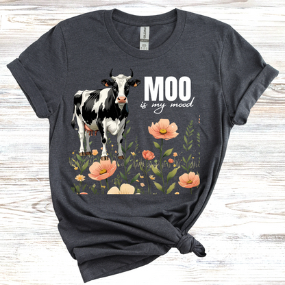Moo Inspirational Cow T-Shirt