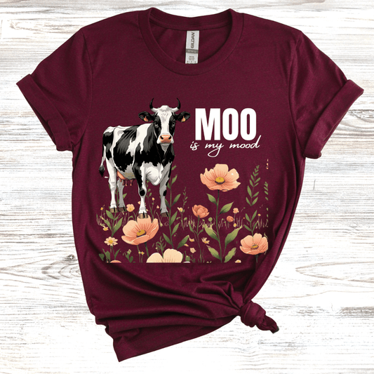 Moo Inspirational Cow T-Shirt