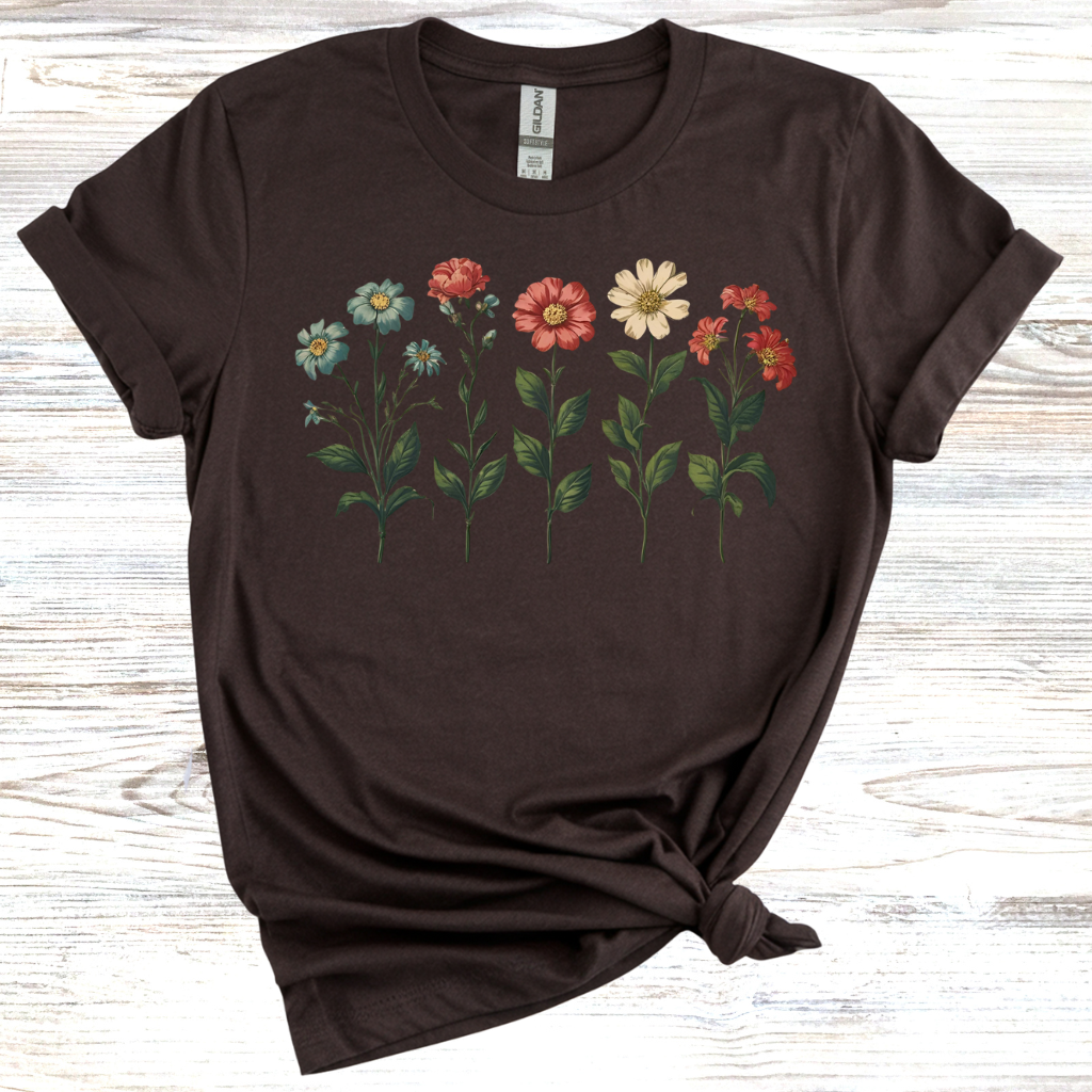 5 Flowers T-Shirt