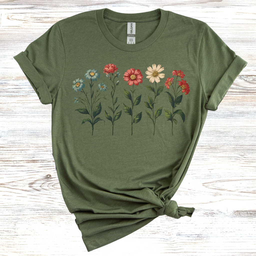 5 Flowers T-Shirt
