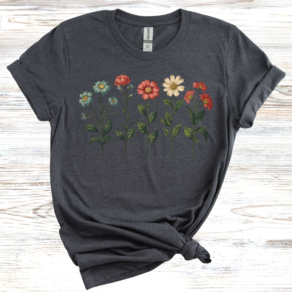 5 Flowers T-Shirt