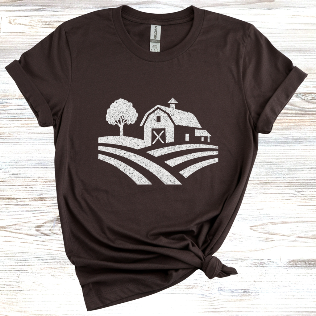 Rustic Farmscape T-shirt