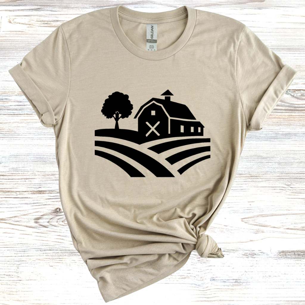 Rustic Farmscape T-shirt