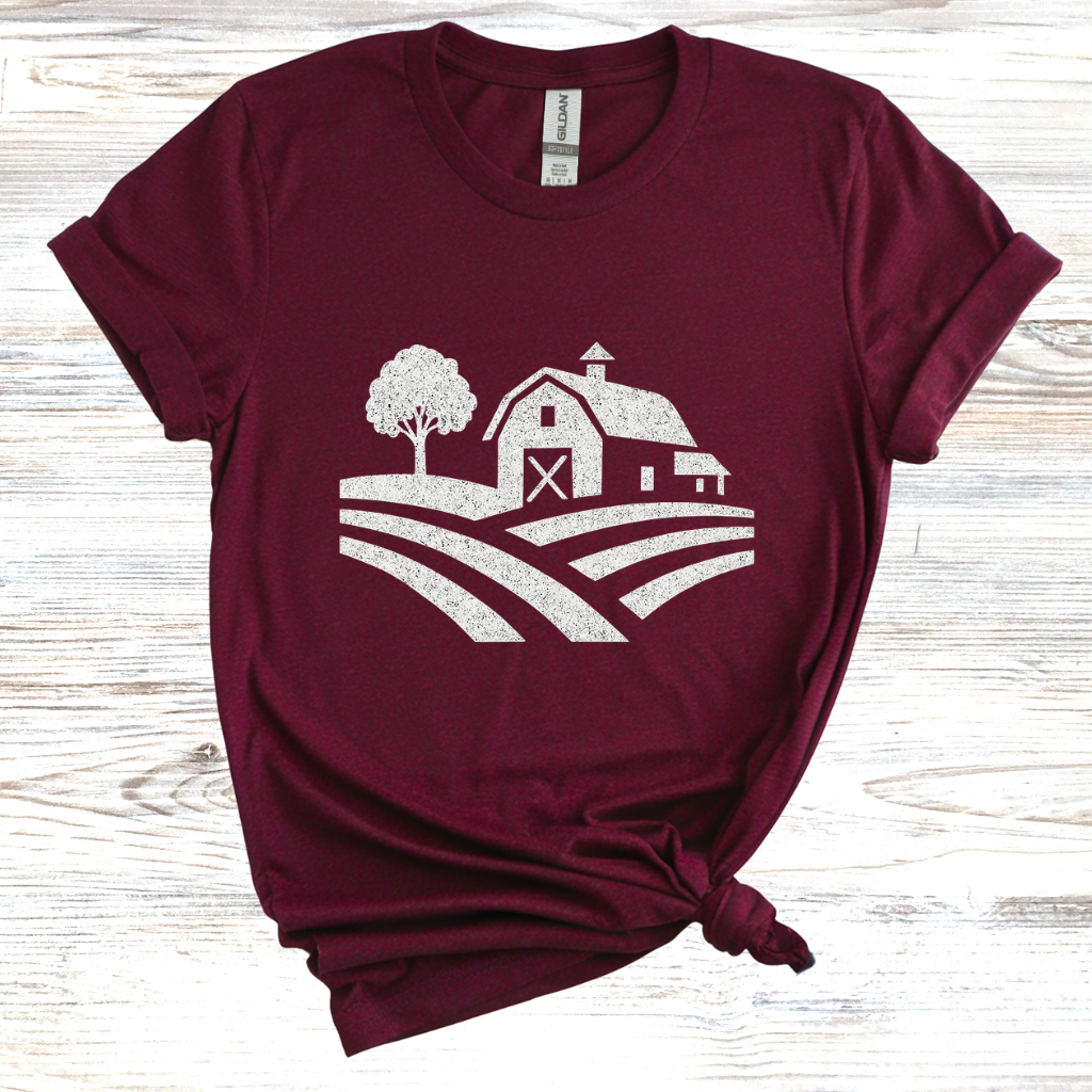Rustic Farmscape T-shirt