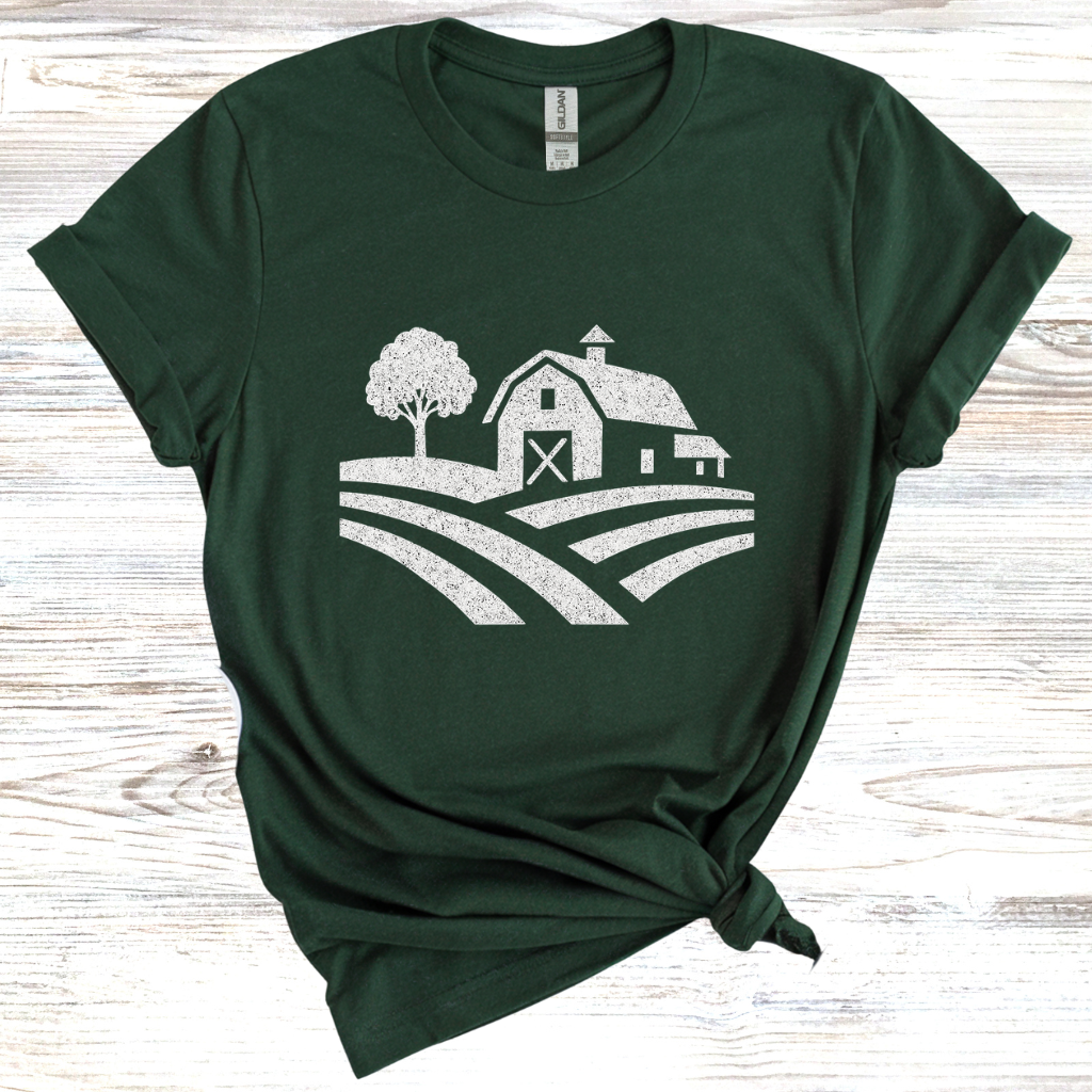 Rustic Farmscape T-shirt